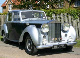 1950s Rolls Royce wedding car hire in Guildford